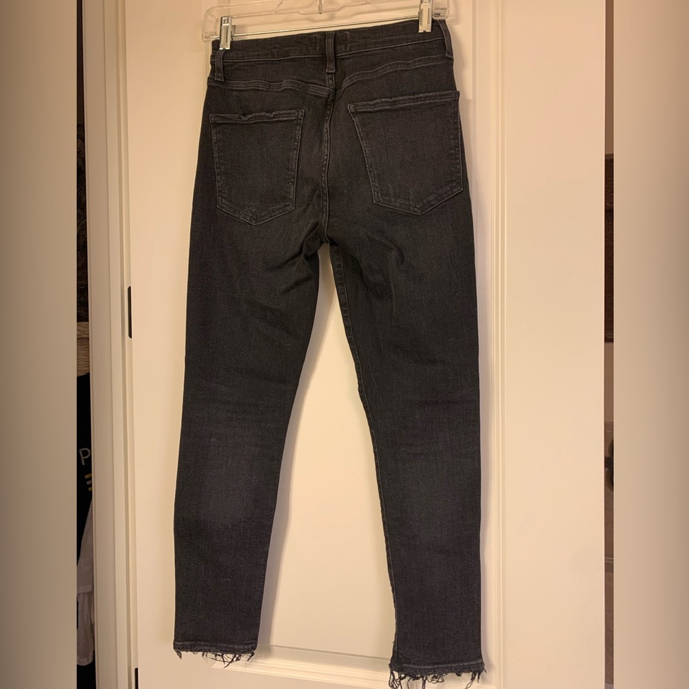 Black Agolde Distressed Jeans - Picture 13 of 16